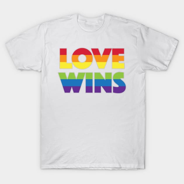 Love Wins PRIDE T-Shirt by Akbaly